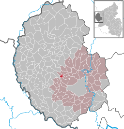 Läget för Hamm i Eifelkreis Bitburg-Prüm