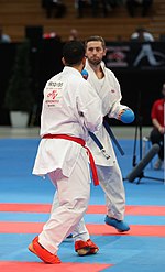 Thumbnail for File:K1PL Berlin 2018-09-16 Male Kumite 84+ kg 44.jpg