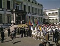 Thumbnail for File:Koninginnedag 1966, prinses Margriet, koningin Juliana, prinses Beatrix, prins Claus en anderen, paleis Soestdijk, Utrecht, Bestanddeelnr 254-7806.jpg