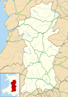 Bronllys is located in Powys