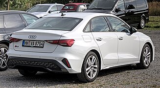 Audi A3 8Y Sedan - right rear view