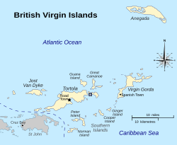 Location of Virgin Islands