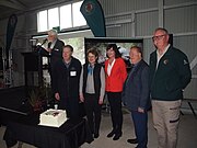 Dignitaries at the Friends of Parks 40th anniversary celebration