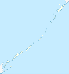 歯舞群島の位置（千島列島内）