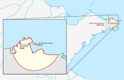 Location of Weihaiwei in Shandong