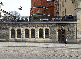 Pumphuset vid Mosebacke torg.