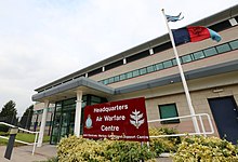 The Thomson Building at RAF Waddington, headquarters of the Air Warfare Centre.