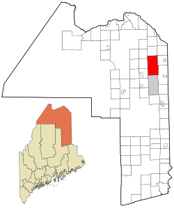 Location of Caribou, Maine