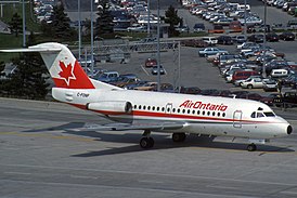 Fokker F28-1000 борт C-FONF