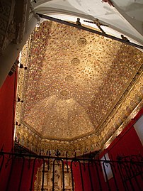 Monastero di Santa Clara a Tordesillas, caratteristico soffitto artesonado.