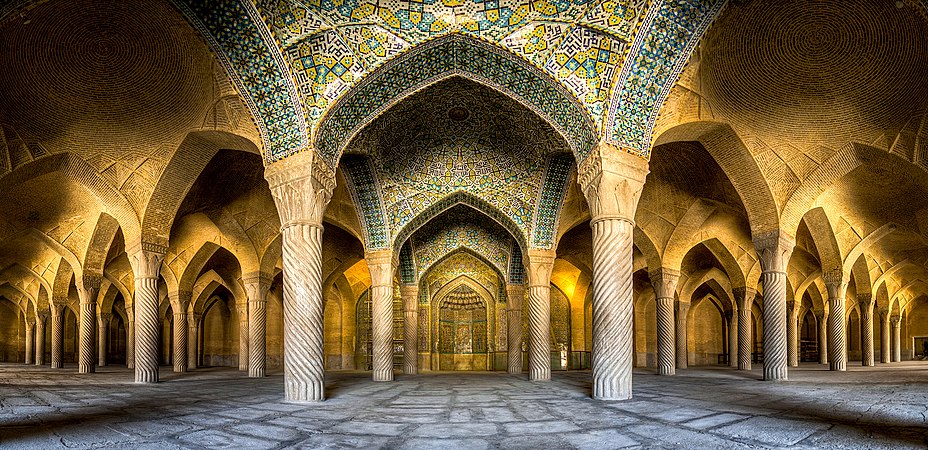 A shot from the interior of Vakil Mosque in Shiraz, Iran Photograph: Mohammad Reza Domiri Ganji