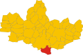 Collocatio finium municipii in Provincia Modiciensi et Brigantina.