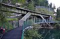 Brücke über den Wehrgraben bzw. den Hallstättersee bei der Station Hallstatt