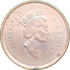 A 1997 penny featuring Queen Elizabeth II