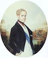 Pedro II at age 20, 1846.