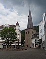 Plettenberg, l'église protestante (die Christuskirche) dans la rue