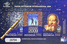 Stamp of Indonesia - 2009 - Colnect 385248 - International Year of Astronomy - Galileo.jpeg