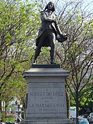 La statue de Rouget de Lisle à Choisy-le-Roi.