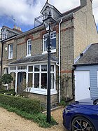 Gas lamp post, Clare Road