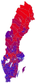 I used Ruby, Nokogiri and File:SWE-Map_Kommuner2007.svg to create these two maps about regional party popularity in the 2010 Swedish general election