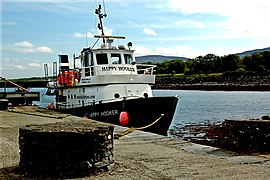 The Burren - Ballyvaghan - Harbour Pier - " Happy Hooker" Boat - geograph.org.uk - 3074992.jpg