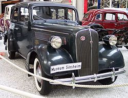 Opel Super 6 Limousine (1937–1938)