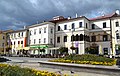 The SNP Square in Banská Bystrica with the SNP Memorial House