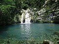 El gorg Blau a Sant Aniol d'Aguja.