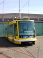 One of the modern tram operating in Plzeň.