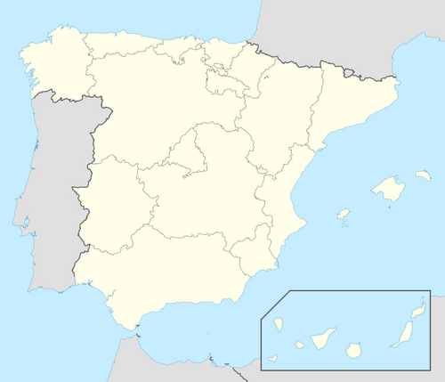 Primera División de España 1977-78 está ubicado en España