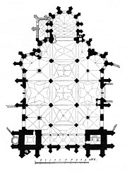 Plan de la cathédrale