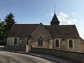 The church in Mouflaines