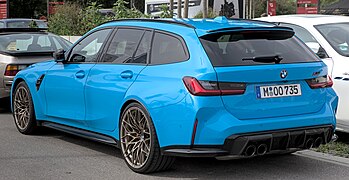 BMW M3 (G81) - left rear view