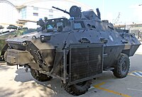 BOV M86 armoured personnel carrier modernized with additional armor protection