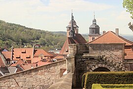 Schmalkalden, die Stadtmauer an der Wilhelmsburg.jpg