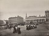 Youngstorget (tidligere Nytorvet) i Oslo ca. 1875