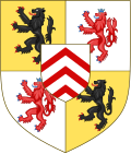 Gulik-Berg (1360-1511). (Het hartschild is het wapen van het Graafschap Ravensberg)