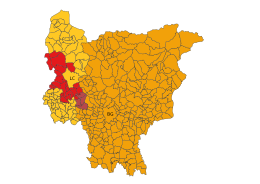 Comunità montana Lario Orientale - Valle San Martino – Mappa