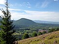 Du Puy des Gouttes, on aperçoit le Puy de Côme