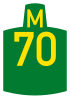 Metropolitan route M70 shield