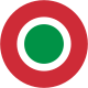 Roundel of Italy – Low Visibility – Type 1.svg