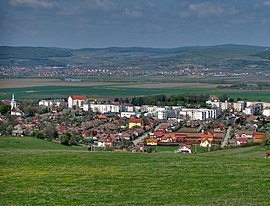 Aerial view of Sângeorgiu de Mureș