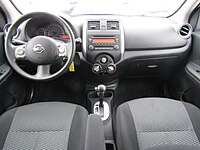 2015 Nissan Micra SV interior (Canada)