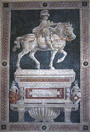 Niccolò da Tolentino, fresque d'Andrea del Castagno (1456).