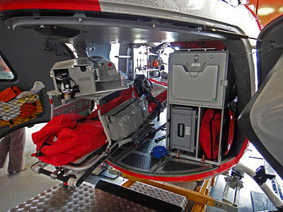 Intérieur d'un EC 145 (HB-ZRF) en 2014