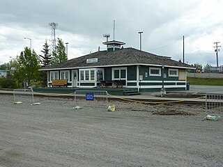 Wasilla railway station, Alaska, 2011