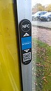 NFC inside of a bus stop, Winschoten (2018).jpg