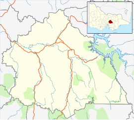 Molesworth is located in Shire of Murrindindi