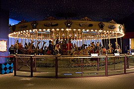 Carrousel du Broad Ripple Park au Children's Museum of Indianapolis