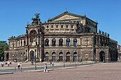 Semperoper in Dresden, Germany, 1878